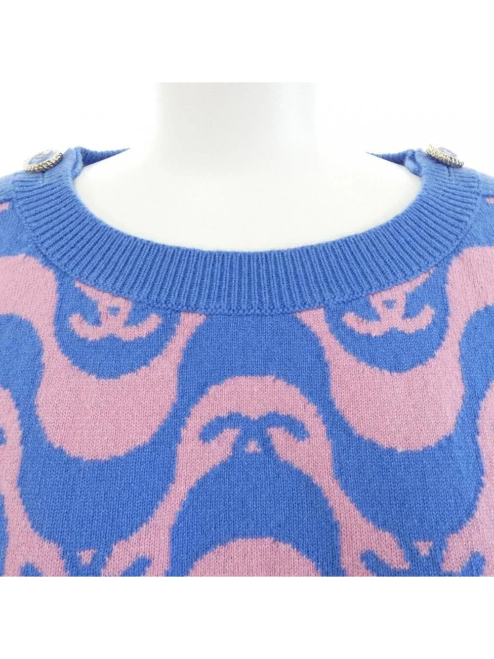 Chanel Knit Sweater Blue